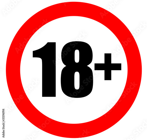Eighteen years old sign Tableau sur Toile