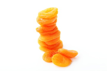 Sticker - Healthy food. Dried apricots