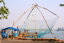 Chinese Fishing Nets In Fort Сochin, India