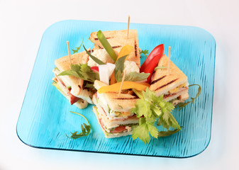 Wall Mural - Club sandwiches