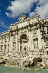 Sticker - Trevi Fountain in Rome, Italy