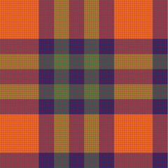 Fototapete - Color fabric plaid. Seamless vector illustration.