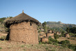 traditional african homes in lallibela ethiopia