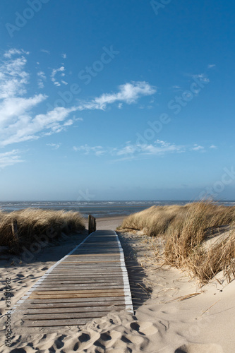 Obraz w ramie Nordsee Strand auf Langeoog