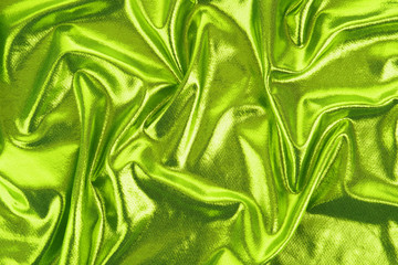 Wall Mural - Elegant soft green satin texture