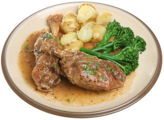 Wall Mural - Pork Shanks with Vegetables & Gravy