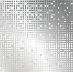 Poster - Silver mosaic abstract background