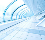 Fototapeta Panele - vanishing transparent hallway