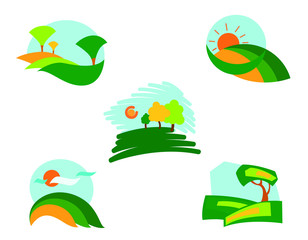 Sticker - Nature icons