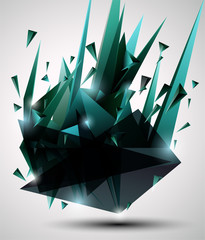 Fototapete - Modern Geometric Banner.