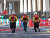 Fototapeta Big Ben - Fire Brigade Runners