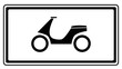 Zusatzzeichen Roller Motorroller Führerscheinklasse M