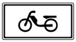 Zusatzzeichen Motorrad Führerscheinklasse A1