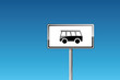 Zusatzzeichen Bus Führerscheinklasse D1