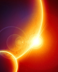 Wall Mural - Alien world