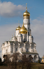 Cathedrals In The Kremlin. Russia, Moscow