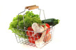 Gemüse-Mix im Einkaufskorb