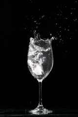 Wall Mural - alcohol splash