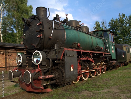 Naklejka nad blat kuchenny Old locomotive