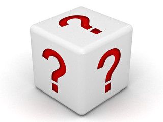 Leinwandbilder - Question Mark Box