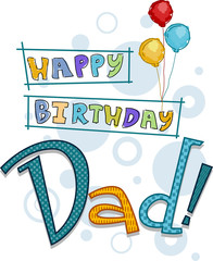 Canvas Print - Dad Birthday