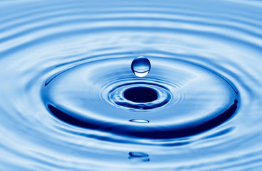  Water drop close up