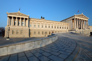 Wall Mural - Austrian Parliament in Vienna