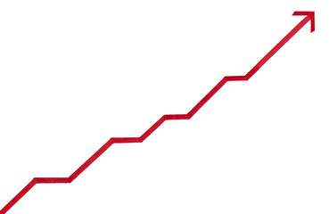 finance business graph on corkboard economy