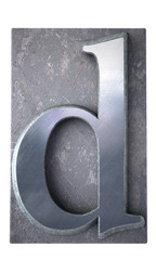 Poster - typescript d letter