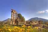 Fototapeta  - The tholos of the sanctuary of Athena Pronaia at Delphi