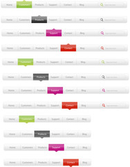Wall Mural - Navigation menus