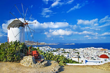 Sunny Beautiful Mykonos - Amazing Greek Islands Series
