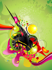 Wall Mural - composicion abstracta en vector