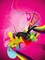 Wall Mural - composicion abstracta en vector