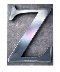 Poster - Typescript upper case Z   letter