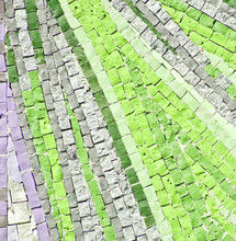 Green Stone Mosaic Background