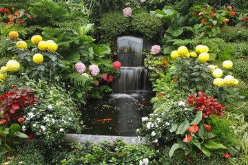 Magnificent cascade fountain