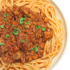 Canvas Print - Spaghetti Bolognese with Beef