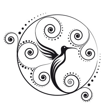 Humming bird logo