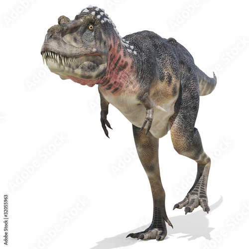 Nowoczesny obraz na płótnie tarbosaurus walking