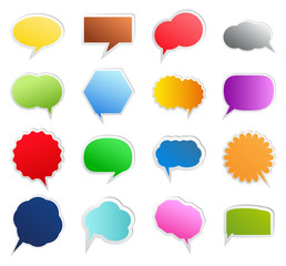 Wall Mural - Vector Speech Bubbles