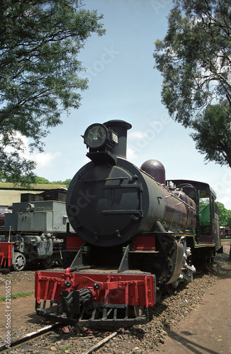 Fotografie, Tablou Engine in the Railway Museum, Kenya, Nairobi