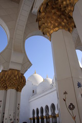 Wall Mural - Sheikh Zayed Grand Mosque Abu Dhabi United Arab Emirates