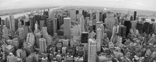 Naklejka na szybę New York City manhattan panorama