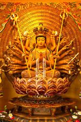 Buddha statue in Wat chainese,phitsanulok