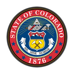Wall Mural - Colorado state seal
