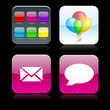 Square high-detailed apps icons.