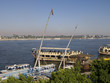 Boats on the River Nile in Egypt