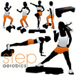 Step aerobics set