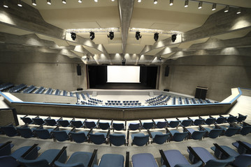 Wall Mural - interior of a Congress Palace,  auditorium in Lugano